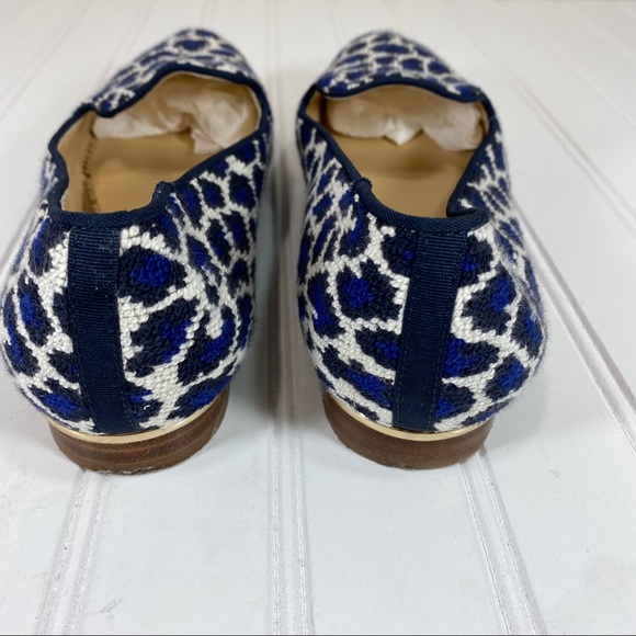 C.Wonder Blue/Black Animal Print flats - Picture 6 of 9